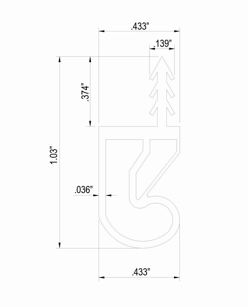 Trademark Hardware TMH Metal Door Weather Stripping - Magnetic Kerf Door Seal Kit, Full Set 36" x 84" - White Kerf Weather Stripping - Image 4